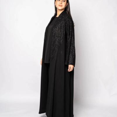 Abaya, Handwork Black khalada fabric