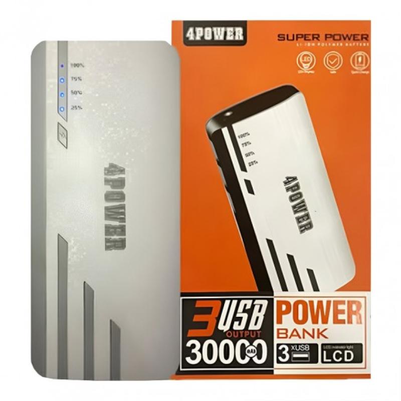 4Power Power Bank PB-301 USB 3/30000mAh