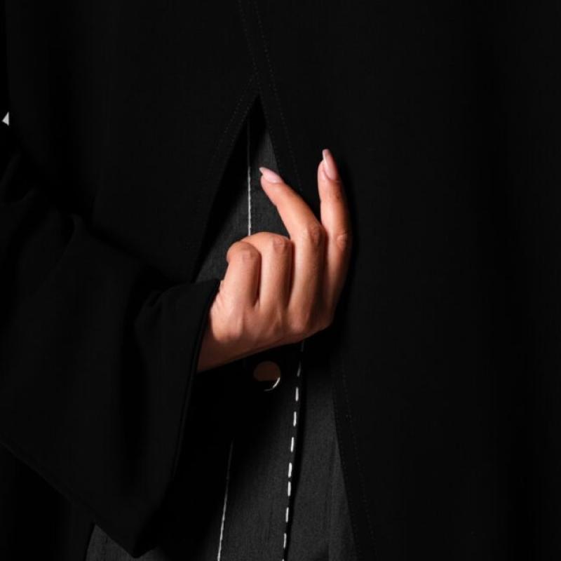 Blazer Black Cuba fabric