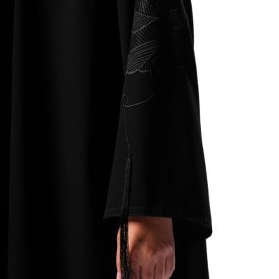 Embroidery, Open Abaya Fabric: Arab fabric