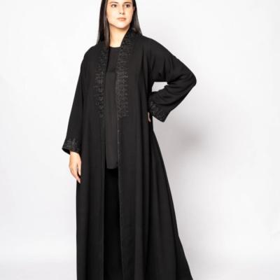 Abaya, Handwork Black behalf fabric