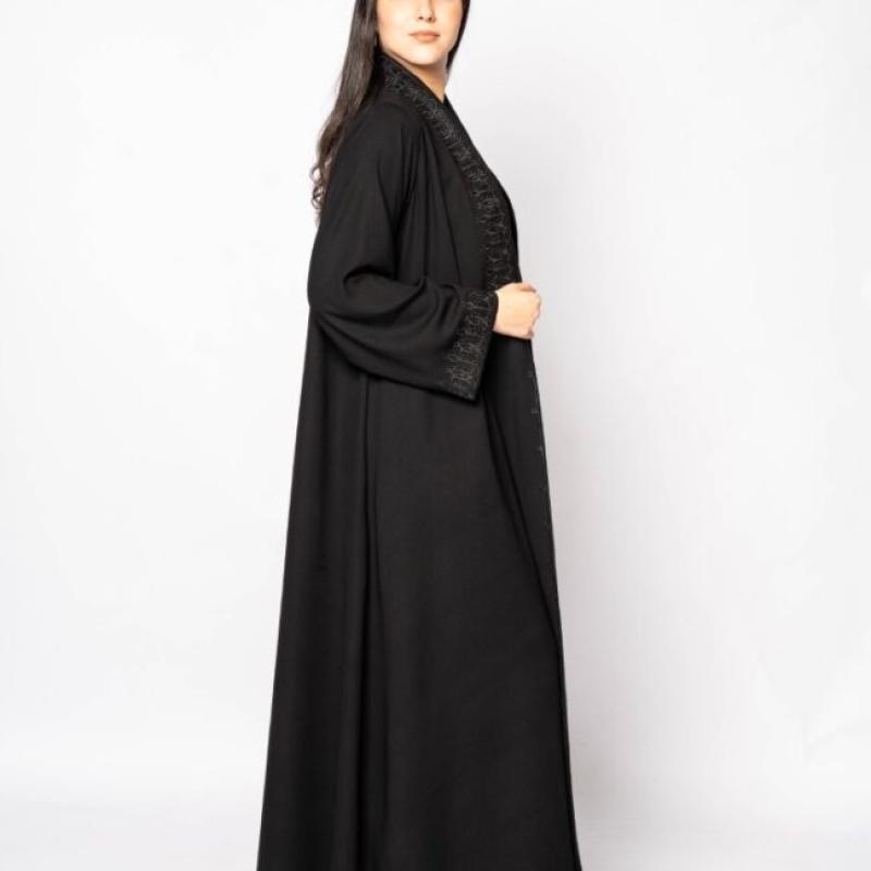 Abaya, Handwork Black behalf fabric