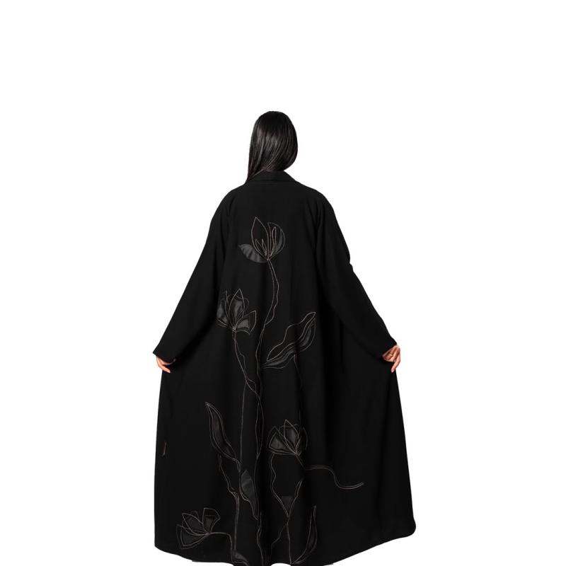 Blazer Embroidery Black cuba fabric