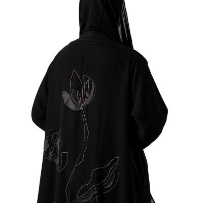 Blazer Embroidery Black cuba fabric