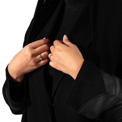 Blazer, Embroidery Cuba fabric with applique