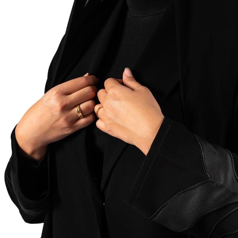 Blazer, Embroidery Cuba fabric with applique